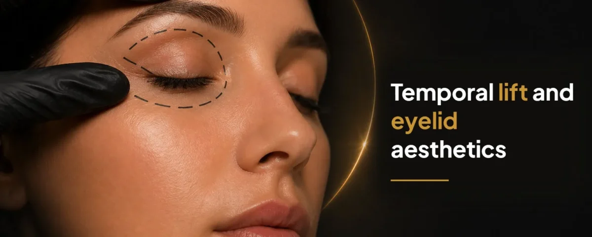 Temporal lift and eyelid aesthetics informational image