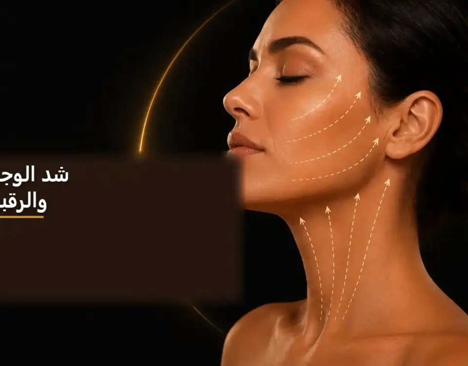 شد الوجه والرقبة — صورة توضيحية